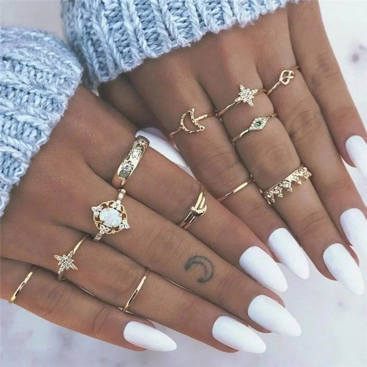 8 to 12 Piece Ring Set