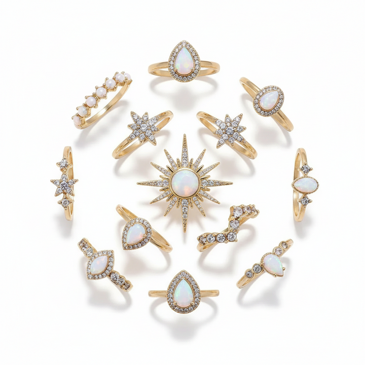 8 to 12 Piece Ring Set