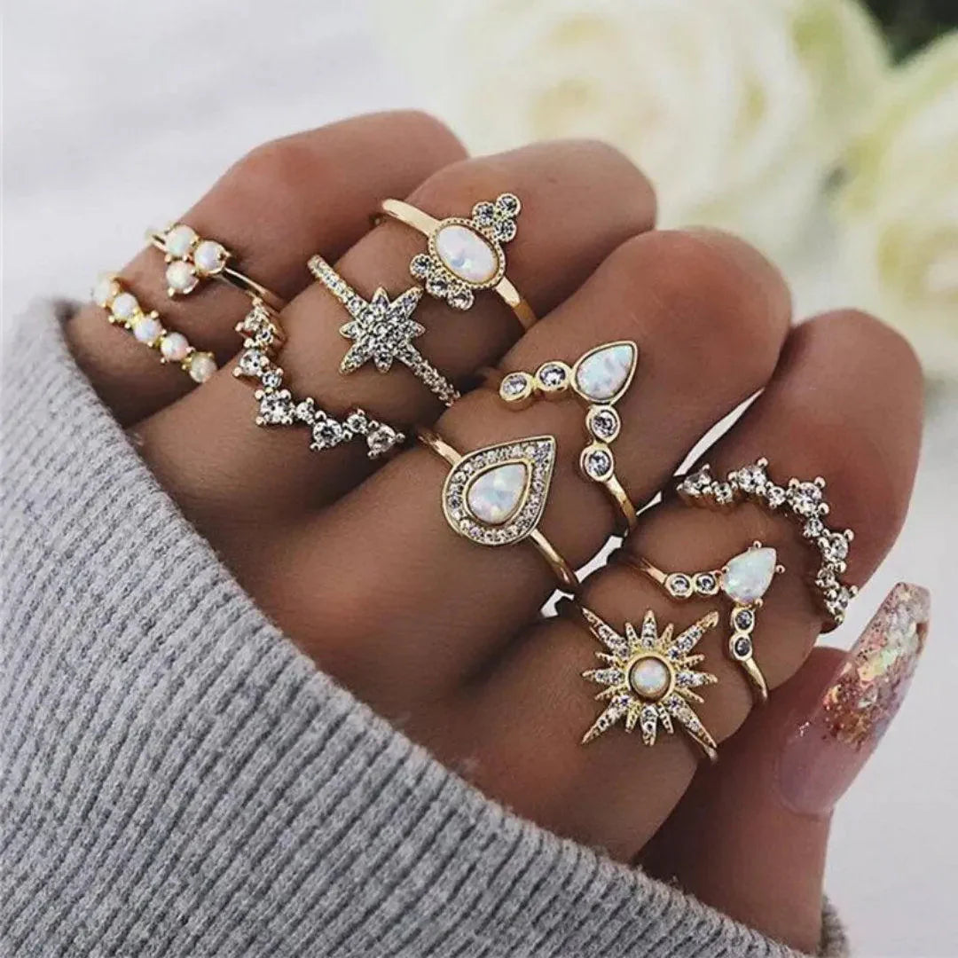 8 to 12 Piece Ring Set