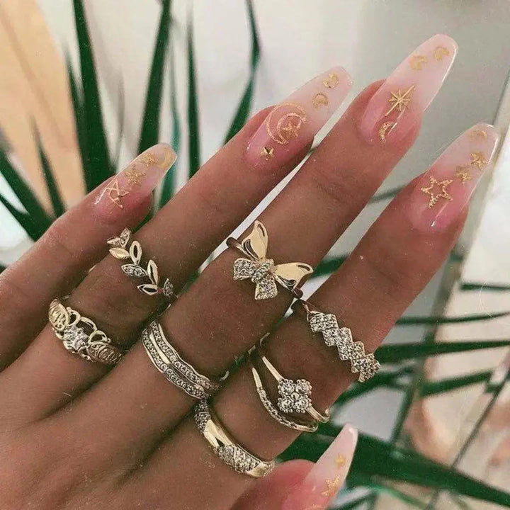 8 to 12 Piece Ring Set