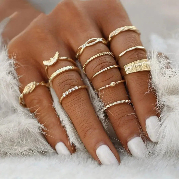 8 to 12 Piece Ring Set