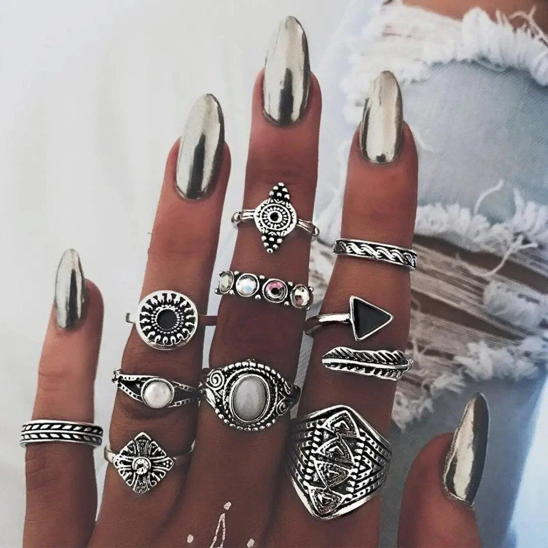 8 to 12 Piece Ring Set