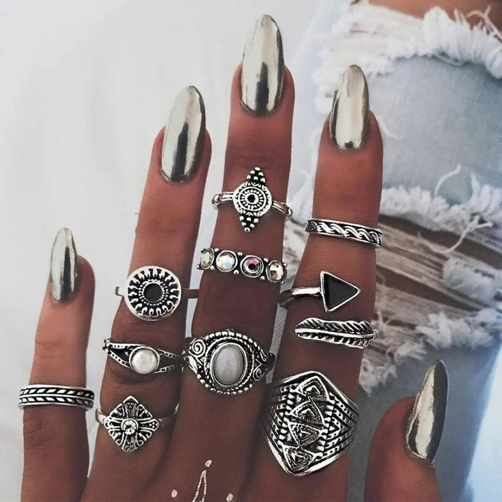 8 to 12 Piece Ring Set