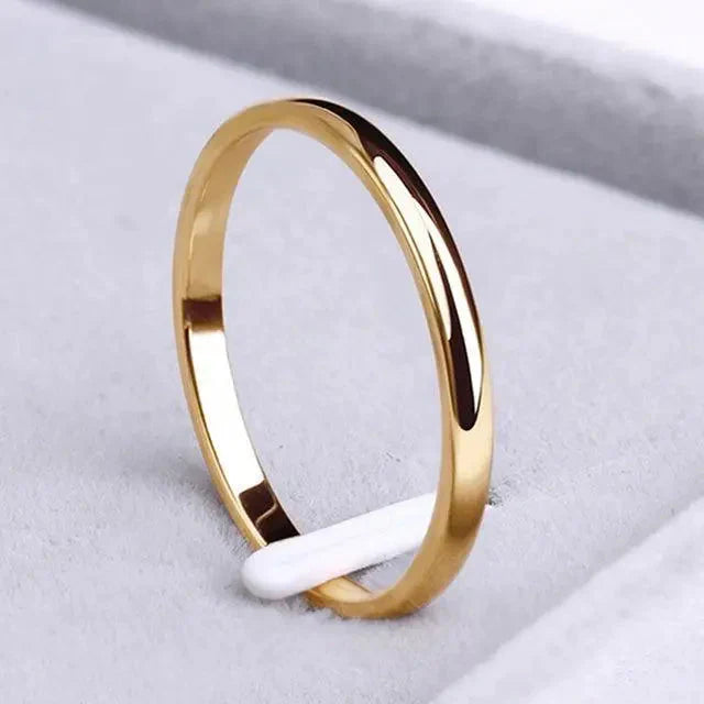 Minimalist Gold and Silver Ring