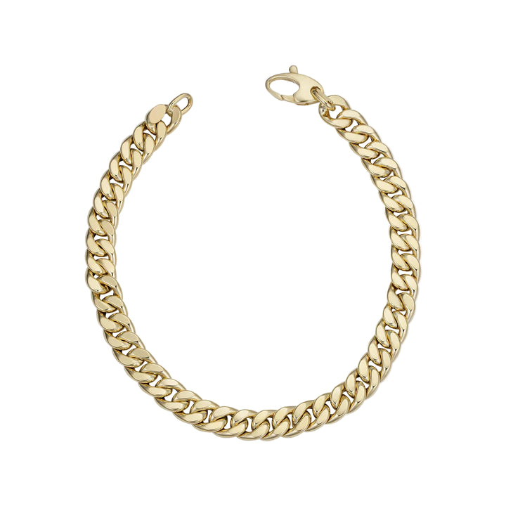 Cuban Style Gold Bracelet