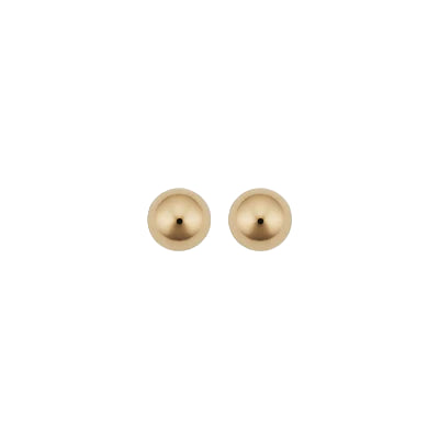 Classic Gold Sphere Earrings 18K