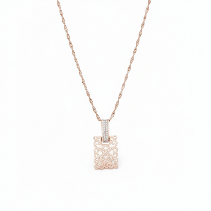 Elegant Gold Mandala Necklace