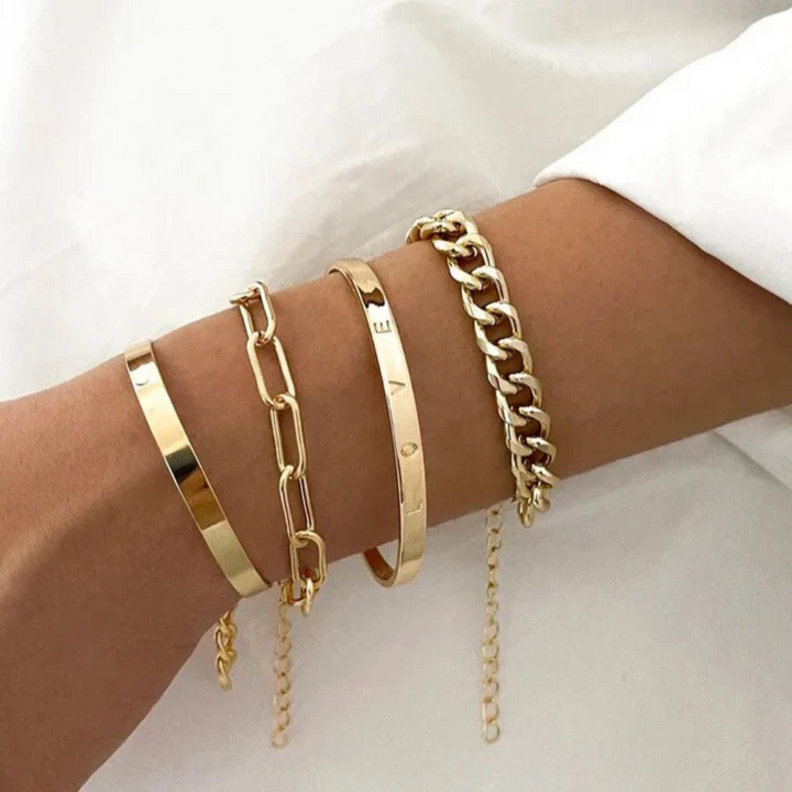 Elan Mercer Gold Bracelet Collection
