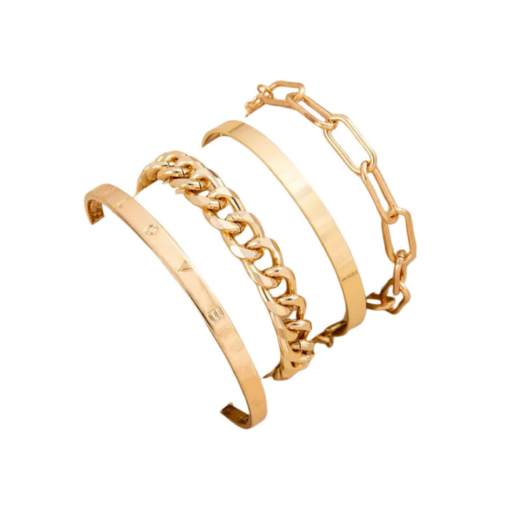 Elan Mercer Gold Bracelet Collection
