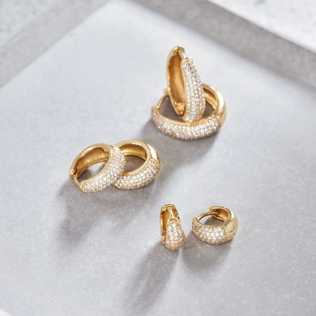 Mini Jules Gold Hoop Earrings 18K
