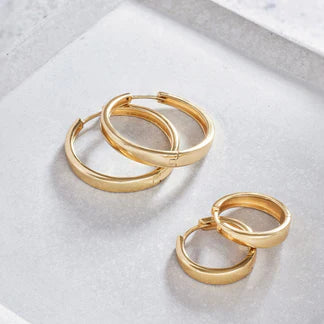 18K Gold Gia Hoops