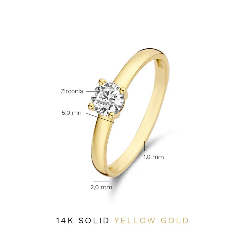 Mira Castelle Gold Ring 18K
