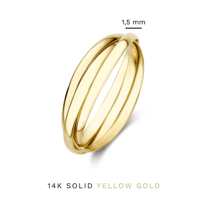 18K Gold Lena Trielle Ring