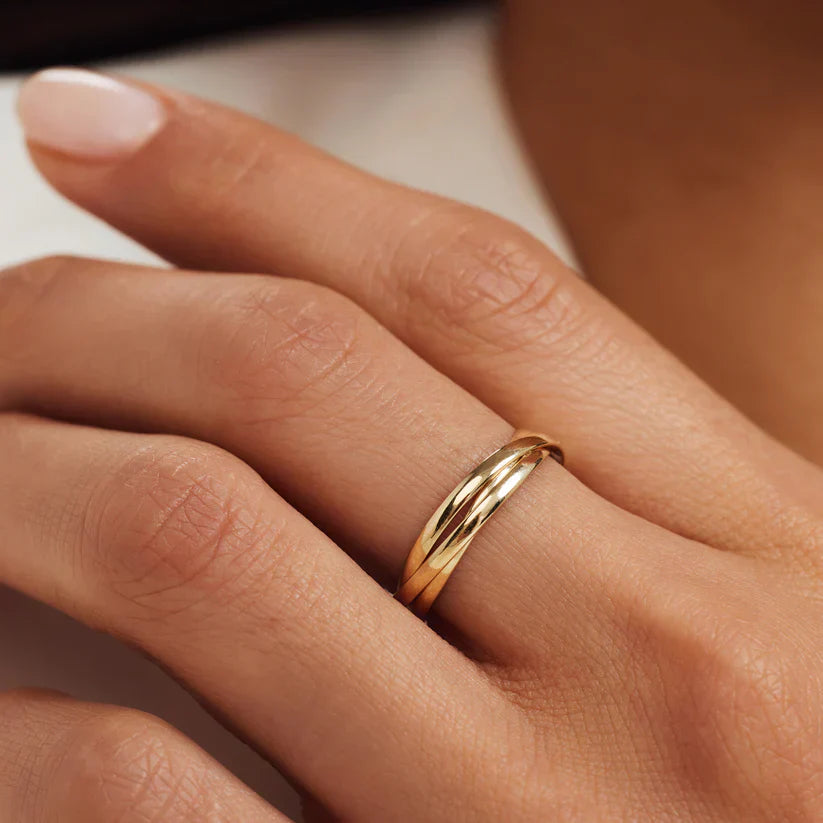 18K Gold Lena Trielle Ring