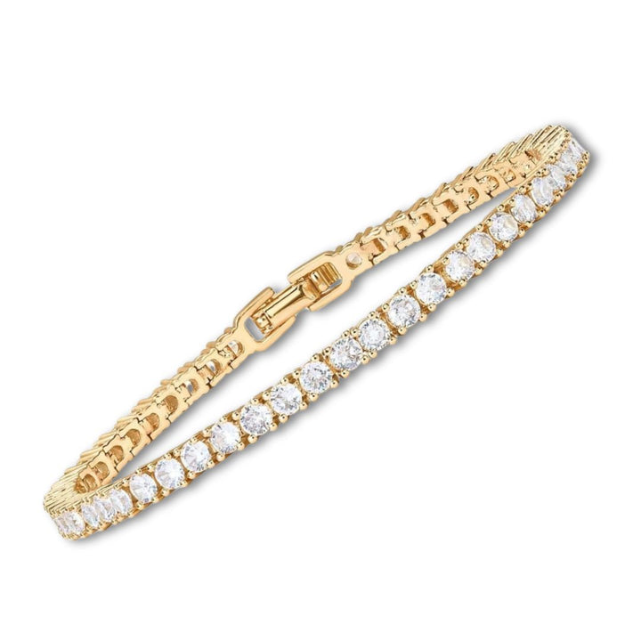 Gold Moissanite Tennis Bracelet