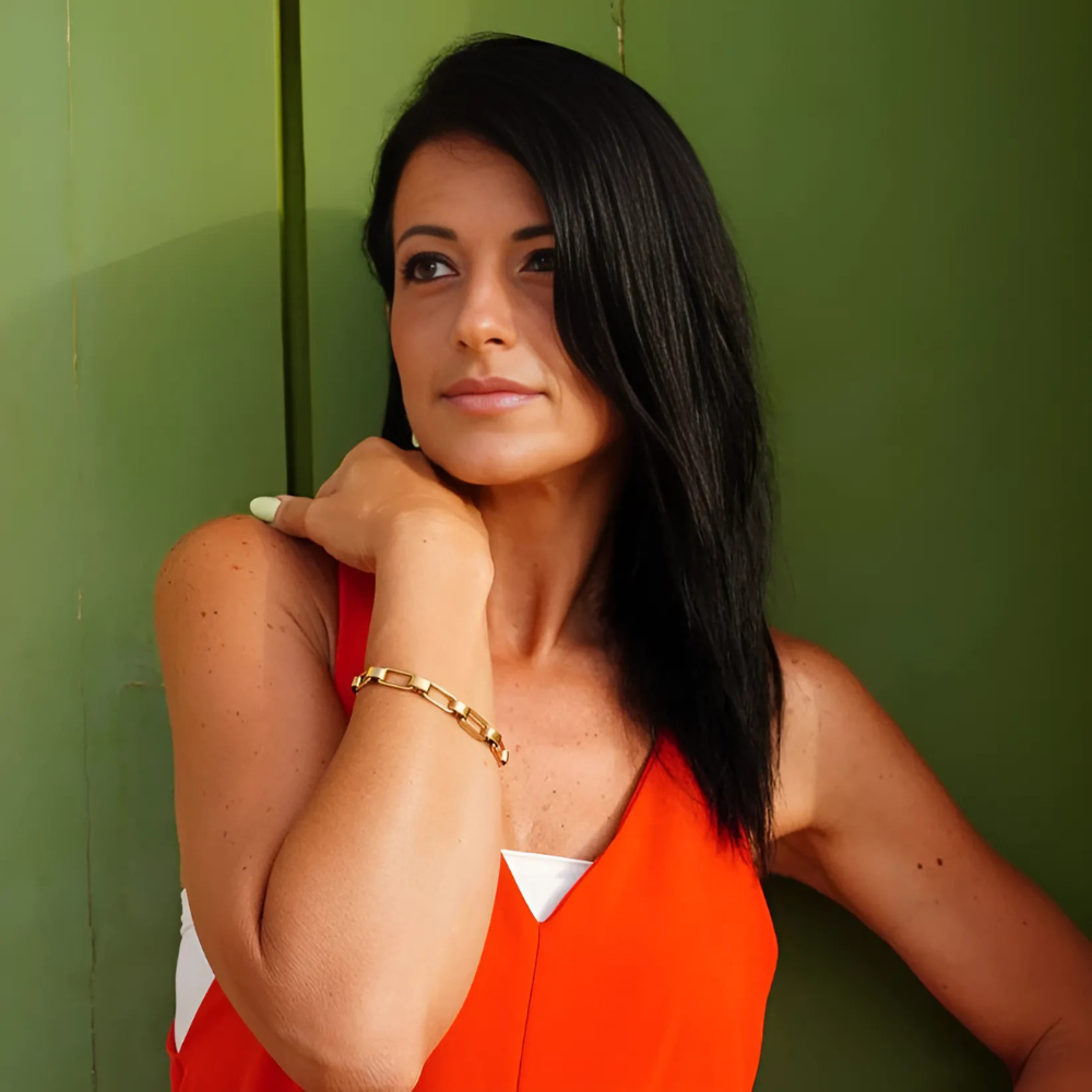 Luxe Rectangular Chain Gold Bracelet 18K