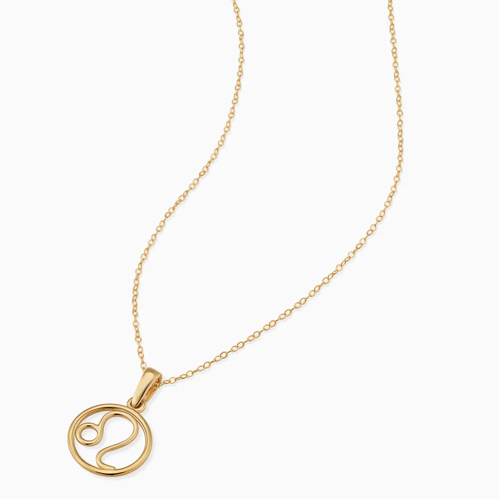 Zodiac Symbol Gold Necklace 18K