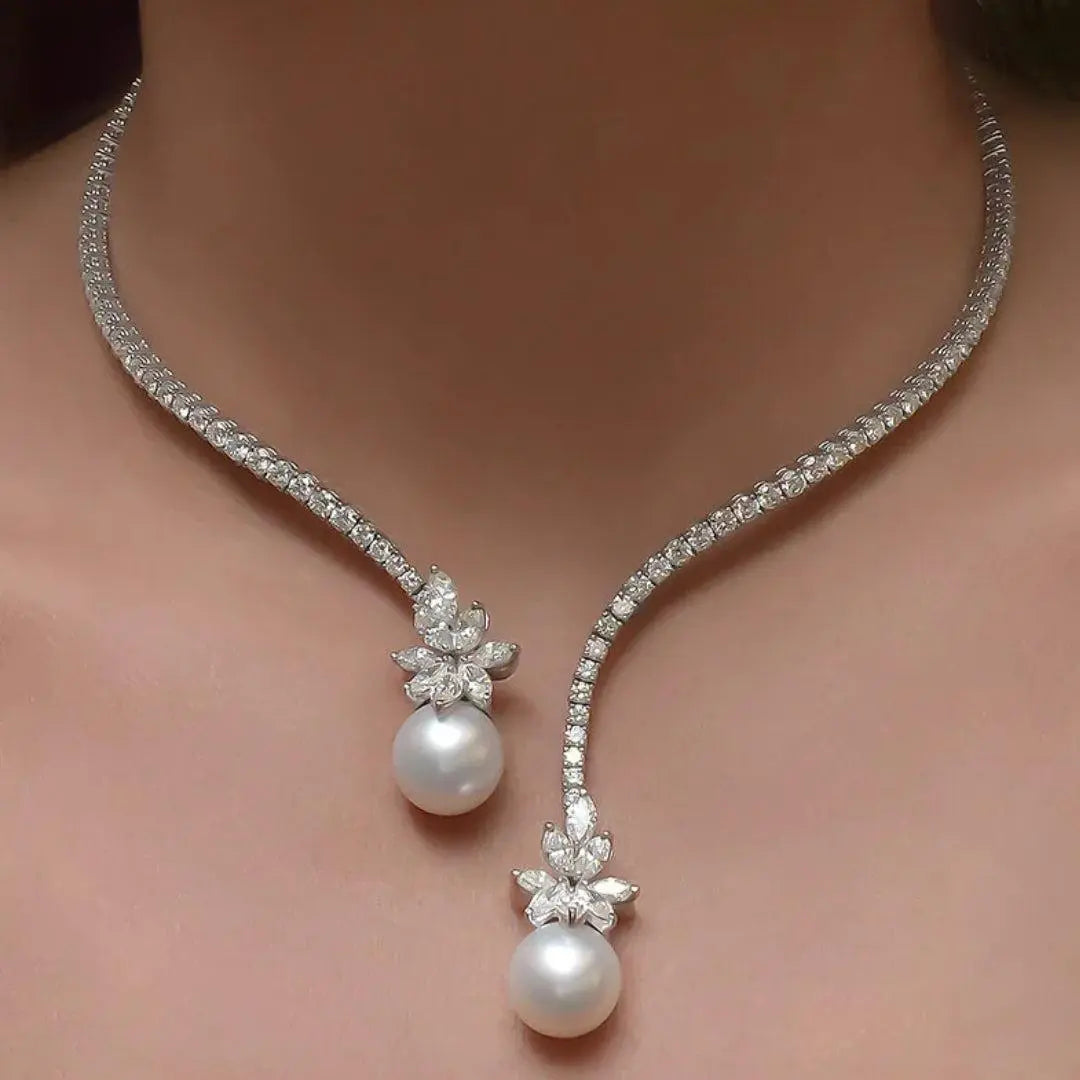 Sterling Silver Pearl Necklace