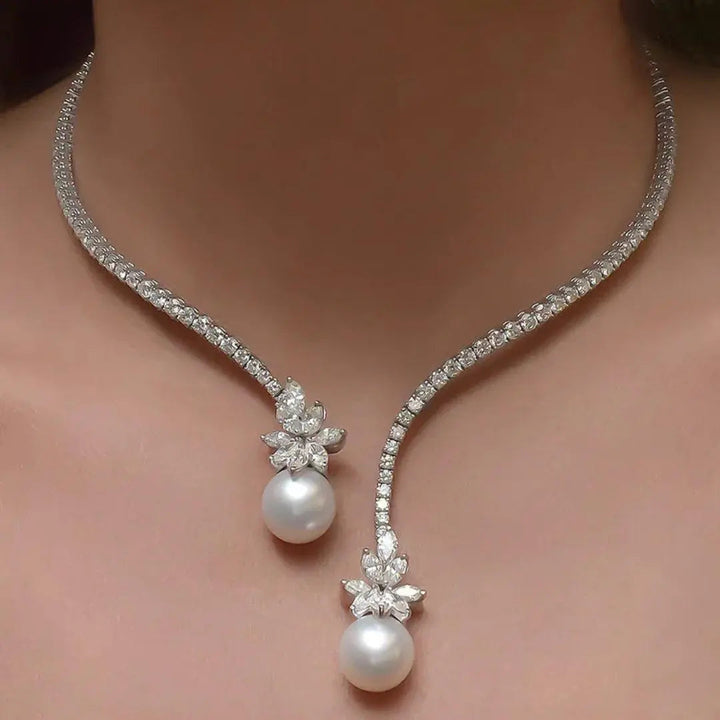 Sterling Silver Pearl Necklace