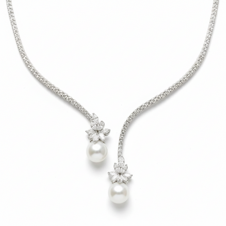 Sterling Silver Pearl Necklace
