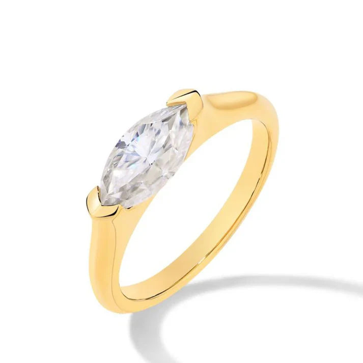 Hailey Beach Gold Ring 18K