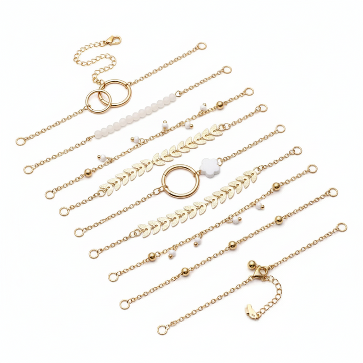 Boho Gold Bracelet Set