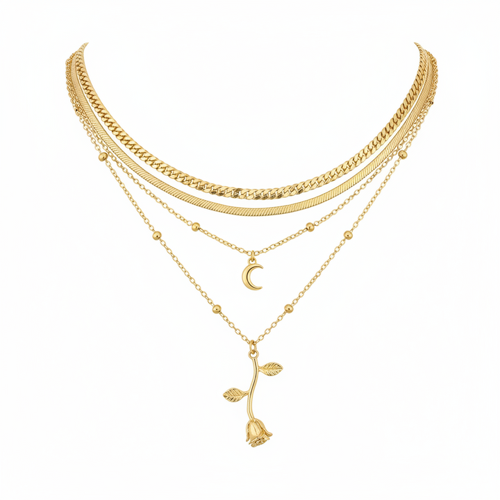 Rose Gold Pendant Necklace