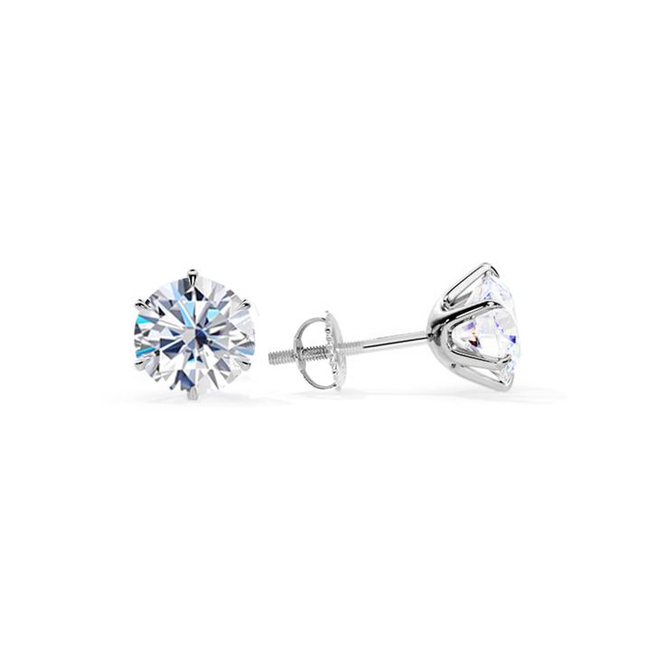 Tera Earrings in White Gold