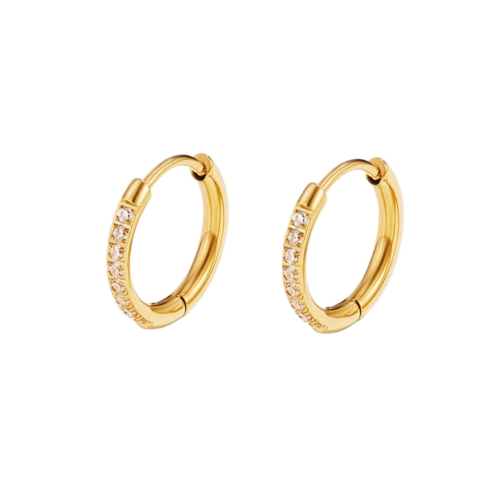 Eternal Gold Hoop Earrings with Shine