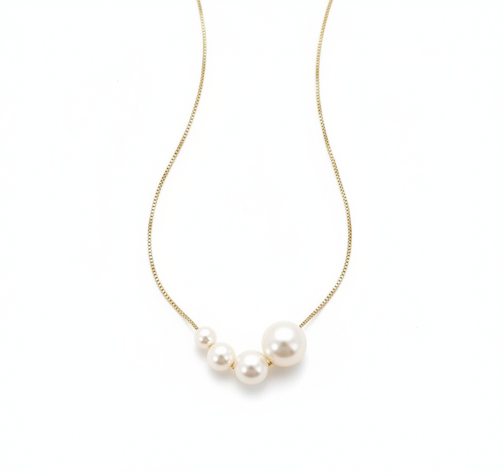 Golden Freshwater Pearl Necklace