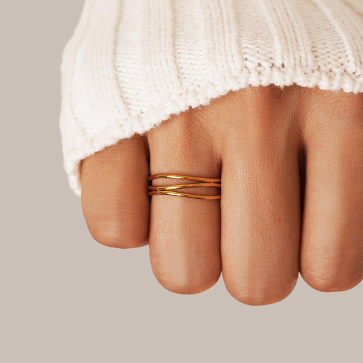 Infinity Loop Gold Ring