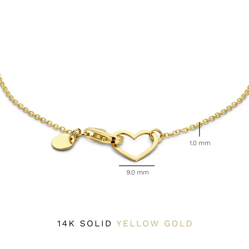 Lilou Coeur 18K Gold Bracelet