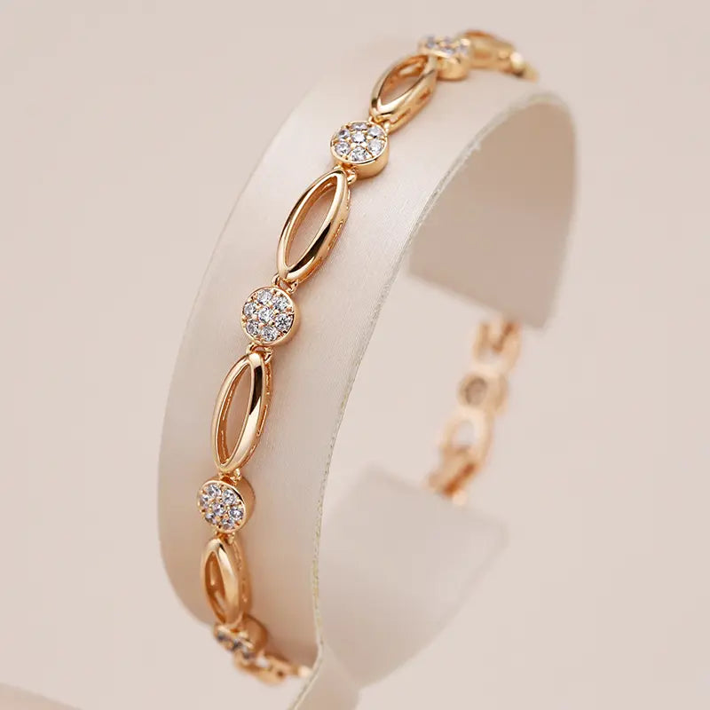 Gold Plated Zirconia Bracelet