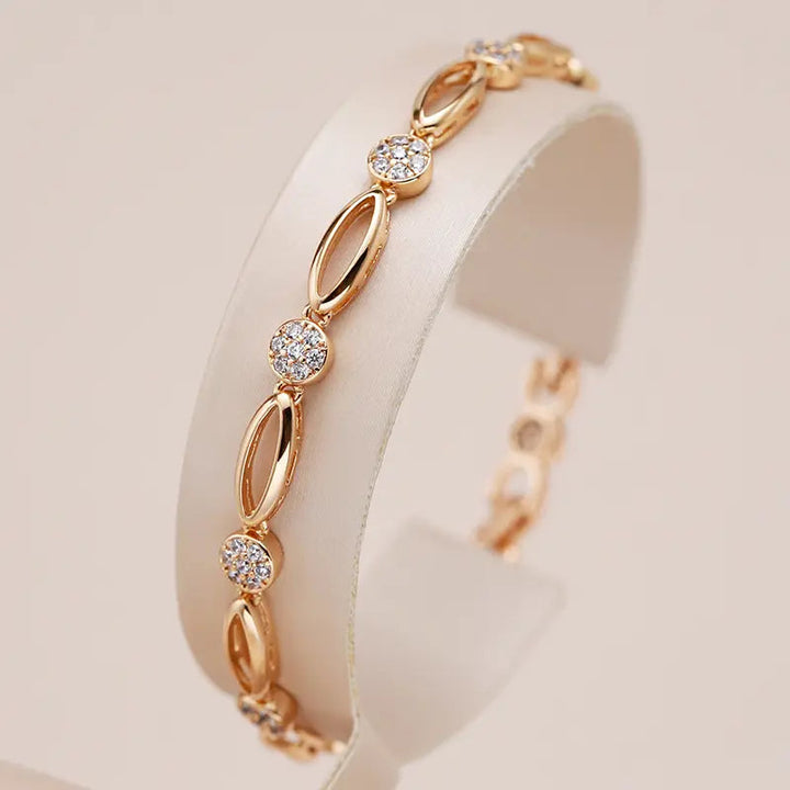 Gold Plated Zirconia Bracelet
