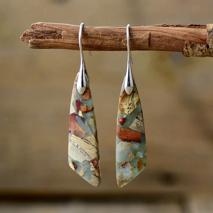 Handmade Natural Stone Earrings