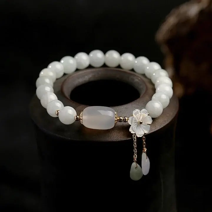 Aquamarine Pearl Bracelet