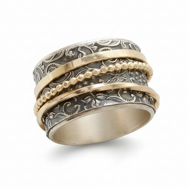 Antique Vintage Gold and Silver Ring