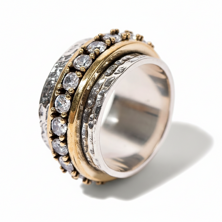 Retro Gold and Silver Ring