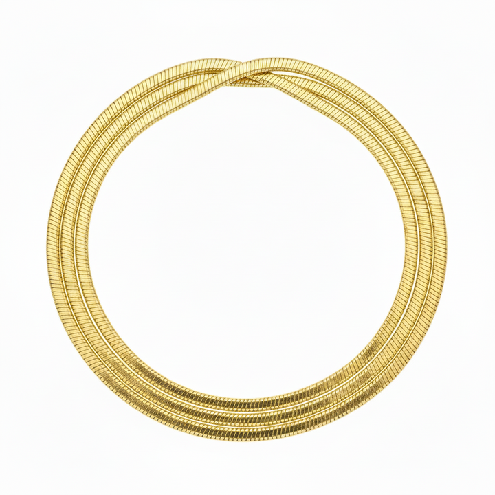 Vintage Layered Gold Necklace