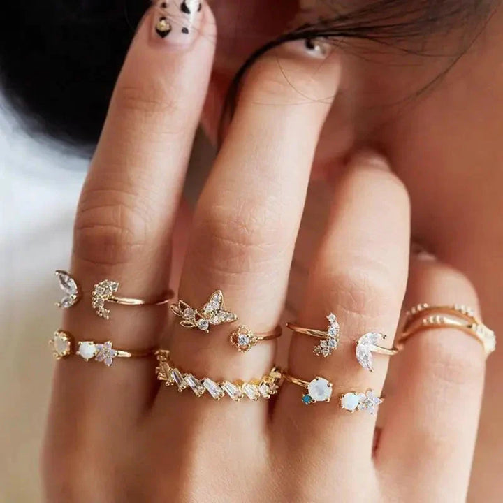 8 to 12 Piece Ring Set