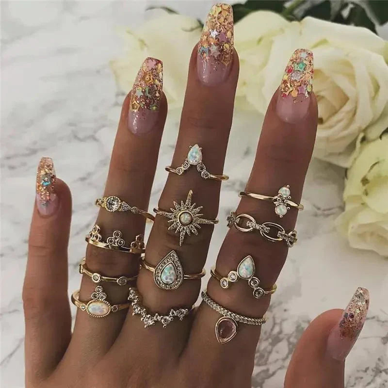 8 to 12 Piece Ring Set