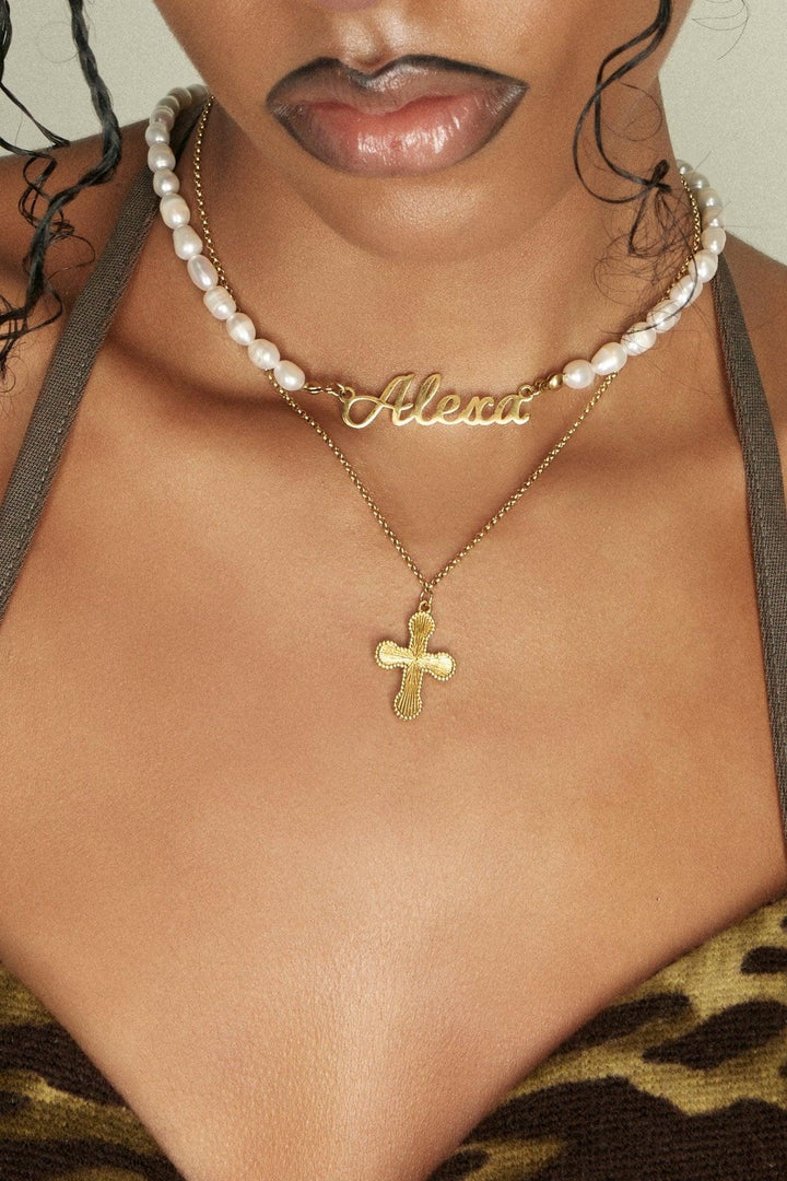 Mini Cross Necklace