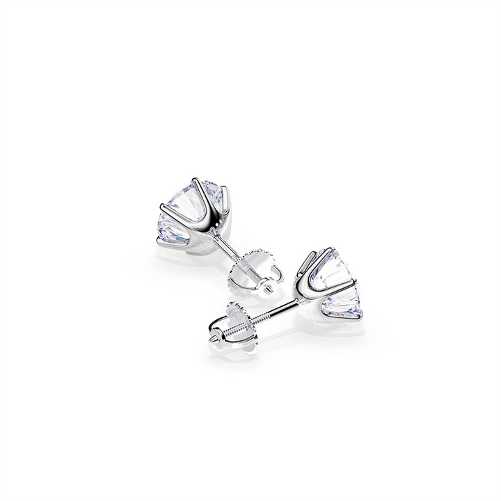 Tera Earrings in White Gold